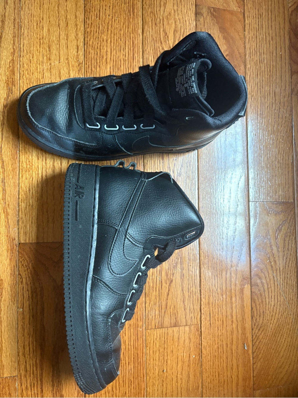 Nike Black High-Top Air Force 1 Sneakers